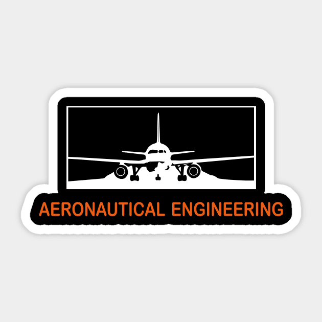 aeronautical engineering, aeroplane engineer Sticker by PrisDesign99